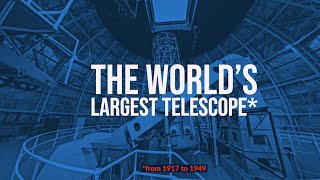 Inside The Worlds Largest Telescope. 100 Telescope Located On Mount Wilson