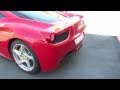 Ferrari 458 Italia - Sound: Startup, hard acceleration,downshift,...