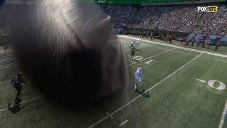 Skycam Taking Shots Fields Deflected P Hits Camera