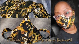 Making a Facemask out of Old/Cheap Leggings! #DIY