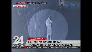 3-Anyos Na Batang Babae, Tinan Ng Di Pa Kilalang Babae