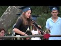 Laura Auer-Grumbach sings at EF-Pasadena farewell picnic, 27 July 2012