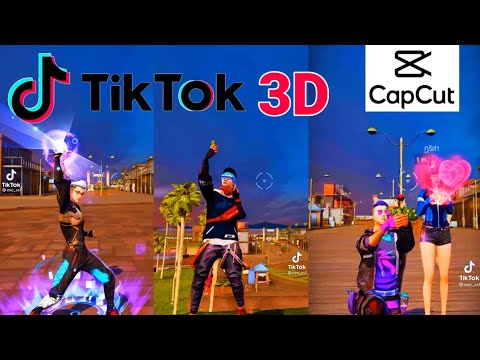 Cách làm trend ảnh 3d trên tiktok bằng app capcut | cách phóng to 3d capcut