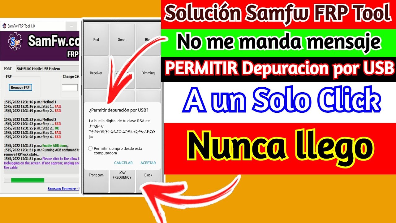 Samfw FRP Tool does not send me message ALLOW Debugging Samfw FRP Tool does not send me message ALLOW Debugging