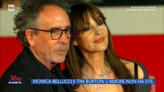 Monica Bellucci e Tim Burton: l'amore non ha età - La Vita in diretta - 20/10/20
