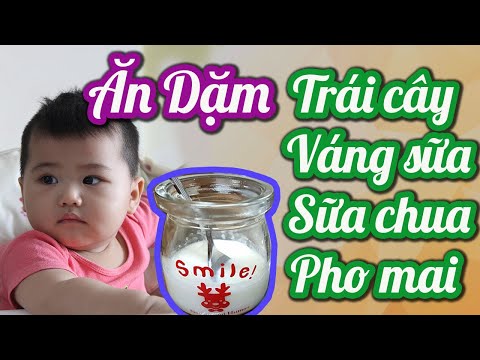 Bé Ăn Dặm Trái Cây, Váng Sữa, Sữa Chua, Phomai Đúng!