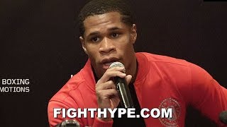 DEVIN HANEY REACTS TO RYAN GARCIA FIGHT OFF; HEARN JOKES "YOU CAN FIGHT HIM...PHONE GOLDEN BOY"