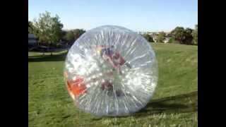 Xorbing - eXtreme Orbing : Rolling down a hill in a big xorb ball