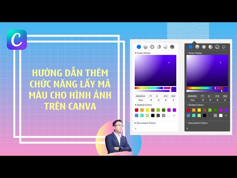 Hướng dẫn thêm chức năng lấy mã màu trên hình ảnh cho Canva