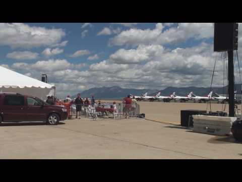 2009 Hill AFB Air Show - T-2 MiG-15 Dog Fight