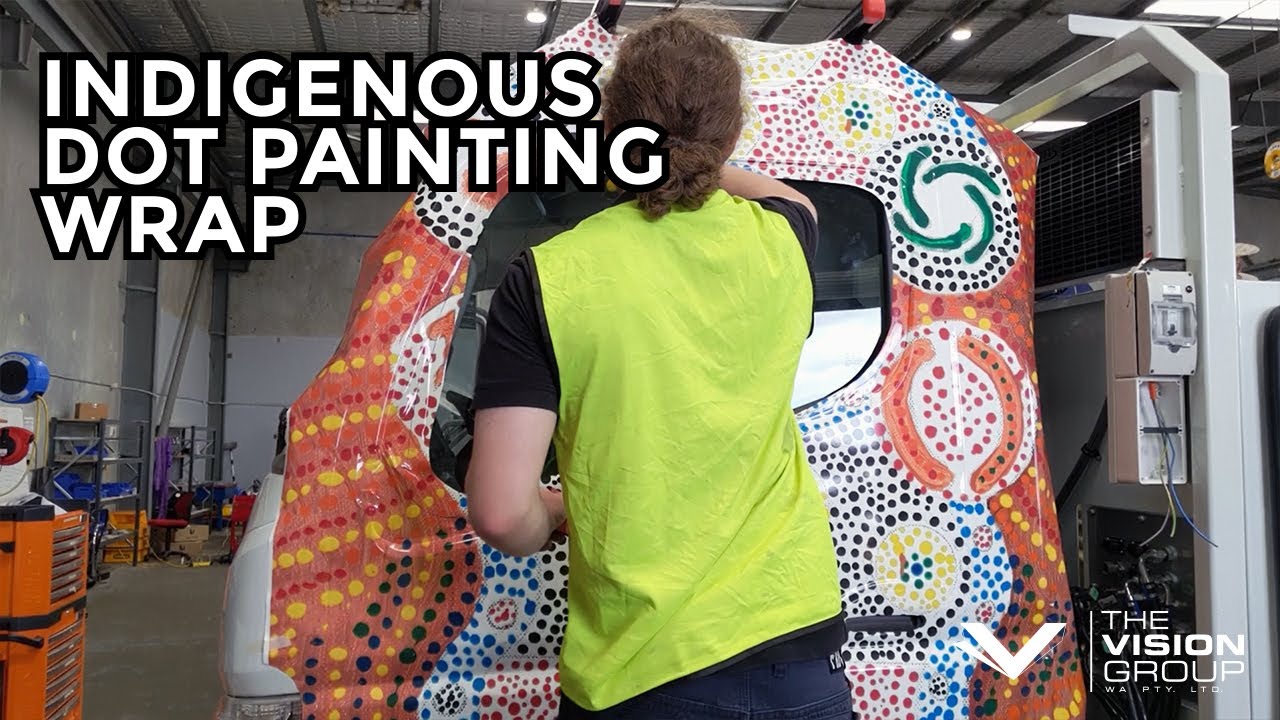 Indigenous Art Truck Wrap