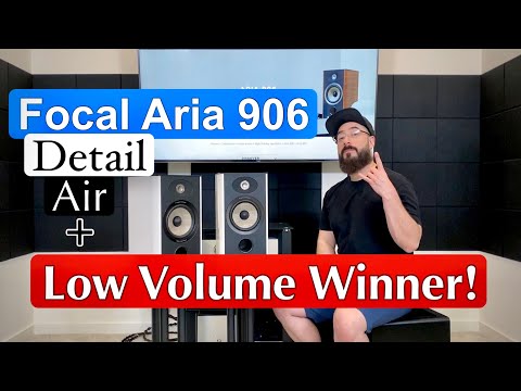 Focal Aria 906 Bookshelf Speaker Review. Great for low volume dynamics.