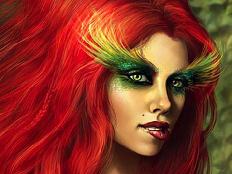 Poison Ivy Costume Make Up Tutorial for Halloween Sep 28 2009 408 PM