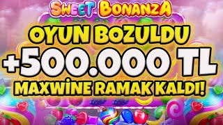 🍭 Sweet Bonanza 🍭 +500.000 Tl Maxwi̇n Tadinda Ödeme I Mi̇lyona Ramak Kaldi!  Resmen Oyunu Bozduk!