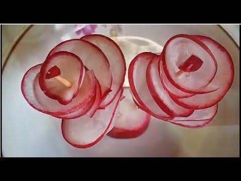 Украшение из редиски своими руками 54