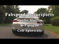 Porsche 911-997 Carrera S Fabspeed Maxflo Muffler with X-Pipe Sportcats