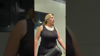 Chubby Mature Aunty Walking Excercise