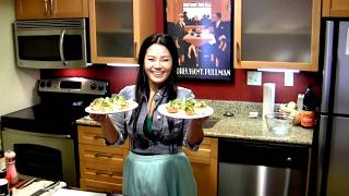 Healthy Recipes : Salmon Poke in Wonton Cups (Appetizers) : Healthy Food : Asian at Home