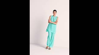Riani Zig Zag Sleeveless Long Top