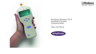 Amplivox Otowave 102 4 Handheld Portable Tympanometer Au102 4