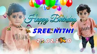 Birthday Wishes | Sree Nithi | Vendalicode | Kanyakumari District | Anandhu |