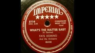 Watch Fats Domino Whats The Matter Baby video