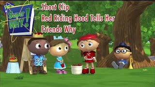 Super Why Short Clip In 4K Red Riding Hood Tells Her Friends Why