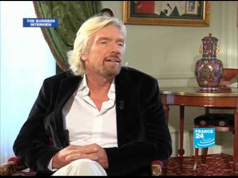 FRANCE 24 The Interview - Interview with Richard Branson Virgin Group founder