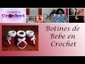 Botines para Bebe Tejidos en Crochet