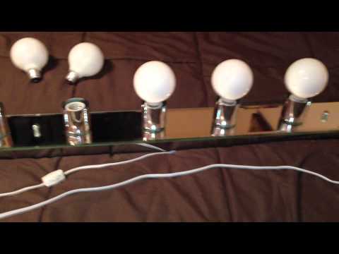 Homemade Makeup Vanity Lights How To Save Money And Do It Yourself!