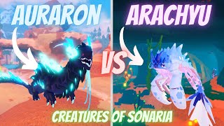 AURARON VS ARACHYU! || Creatures of Sonaria