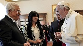 Papa Francis'ten Mahmud Abbas'a 'barış Meleği'