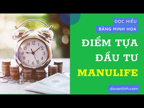 Hướng dẫn đọc Bảng minh họa Bảo hiểm nhân thọ Điểm Tựa Đầu Tư Manulife