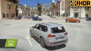 Gta 5 Enhanced - Real Life Traffic Mod 2025 Ray Tracing Next Gen 4K 60Fps Graphics Mod Gameplay