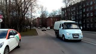 Видео Москва 2384 Зеленоград, улица Ленина, Заводская улица весна день от Улицы Москвы, Заводская улица, Зеленоград, Россия