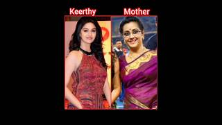 South Actress Keerthy Suresh Family