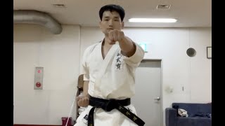 주춤서몸통지르기