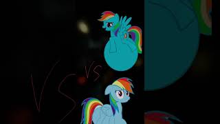 Fat, Rainbow Dash Vs Vore Rainbow, Dash