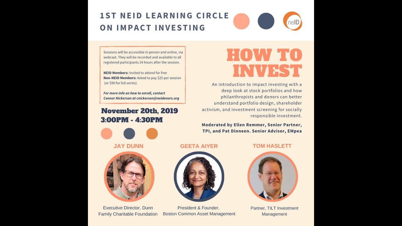 NEID Impact Investing Series