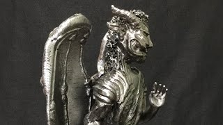 How To Weld Steel Sculpture Scrap Metal Creating The Angels & Demons Sculpture Barbie The Welder