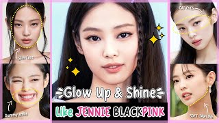 ✨ Glow Up like JENNIE BLACKPINK | Slim face, Soft Jawline, Cute Cheeks, Gummy Sm