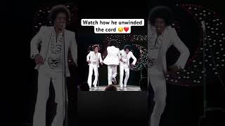 Michael Jackson Gets Stuck In Cord And Smoothly Unwinds Himself