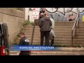 Mother of seven found dead on stairs near park