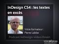 Adobe InDesign CS4 : Les textes en excès