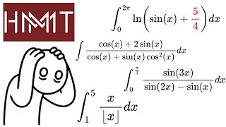 I Attempted Harvard MIT Math Tournament Integration Bee Feb 2024 Qualifying Exam!!!