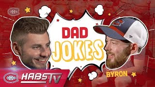 Victor Mete and Paul Byron tell dad jokes