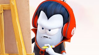 Cula Learns To Draw A Masterpiece Spookiz Cookie Kids Cartoons