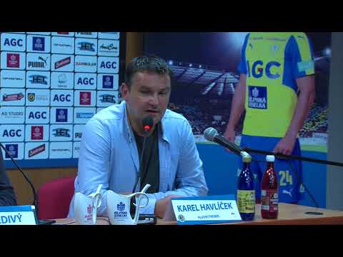 Tiskov konference hostujcho trenra po utkn Teplice - Hradec (24.10.2017)