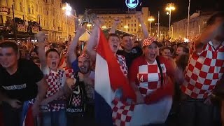 Видео Торжества на улицах Загреба от euronews (на русском), улица Босанска, Загреб, Хорватия