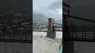 Vyas River Flood Bhuntar Bridge Still Standing Strong